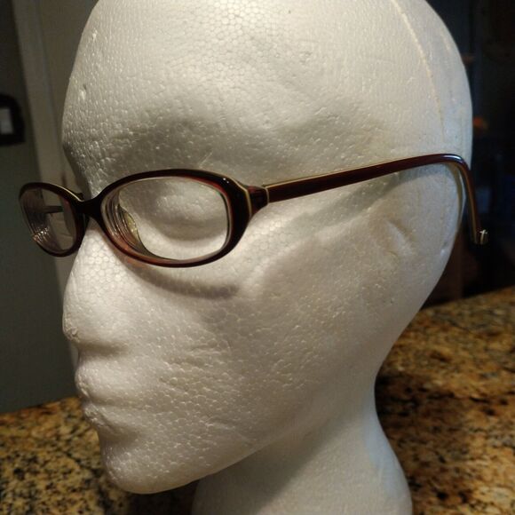 JILL STUART EYEGLASSES FRAME JS 124-1 REF 49/16/130 FLEX HINGE - Picture 3 of 11